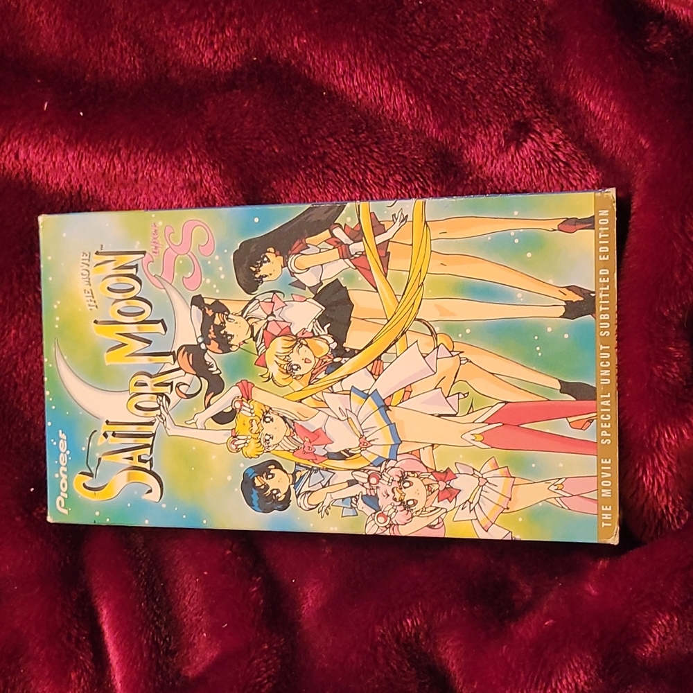Sailor Moon the Movie Super S Pioneer VHS tape uncut subtitled edition Scout wow